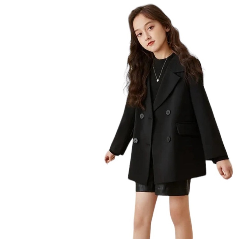 Old Navy girls 8Y lined double breasted elegant winter jacket